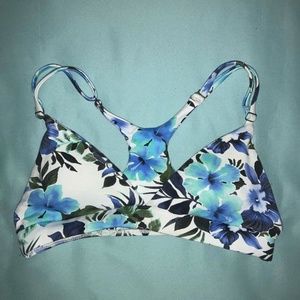 MIDORI BLUE HIBISCUS CAMI TOP